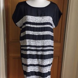 Anthropologie Dolan Beaded Striped Dress/Tunic